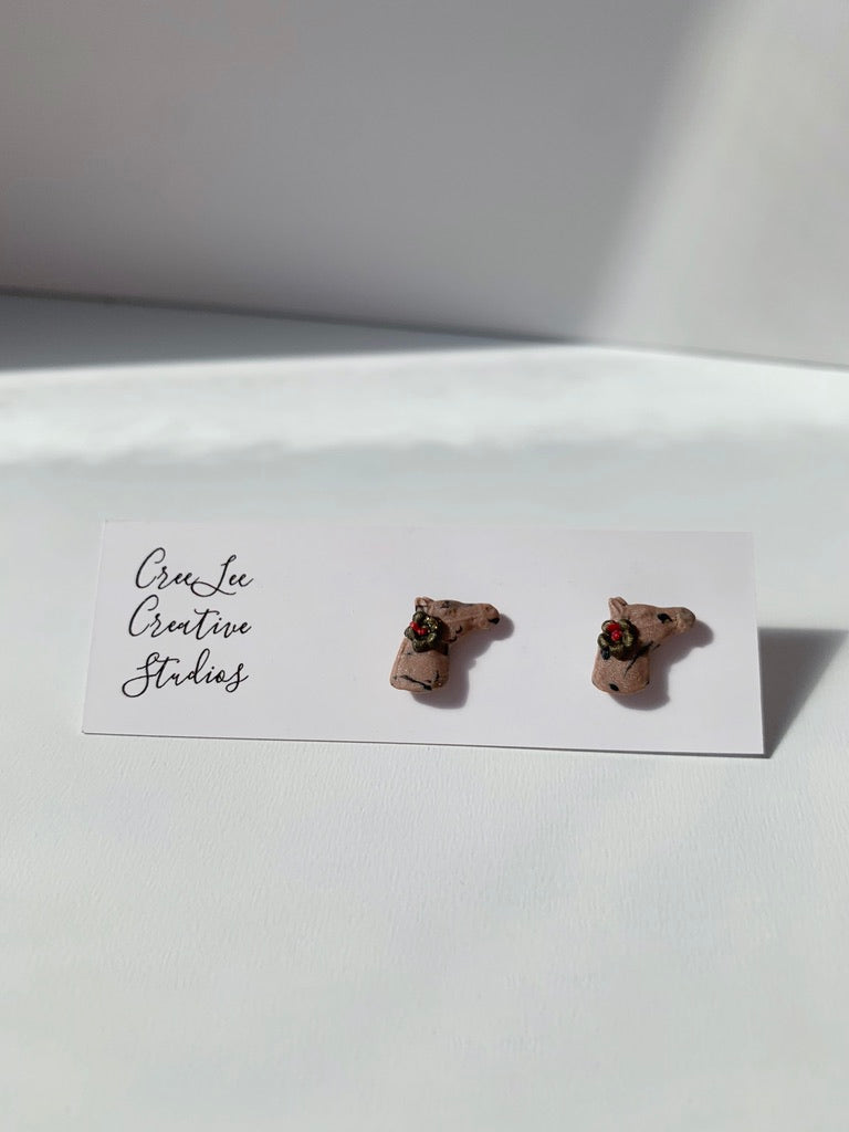 "Restocked" BOHO Filly with Flower Studs