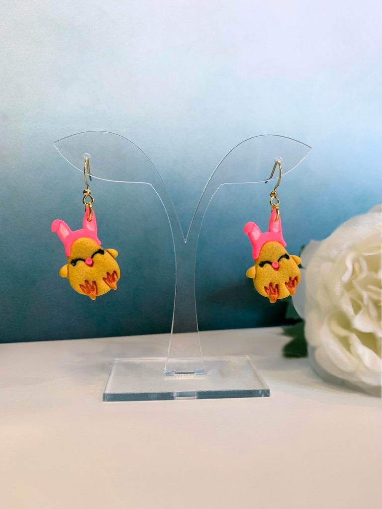 Yellow Chick Earrings