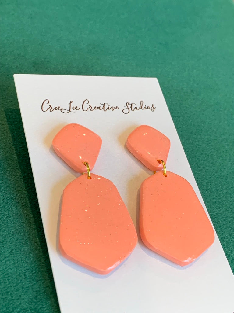 Flower - Vintage Peach Earring Collection