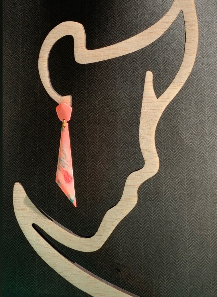 Flower - Vintage Peach Earring Collection
