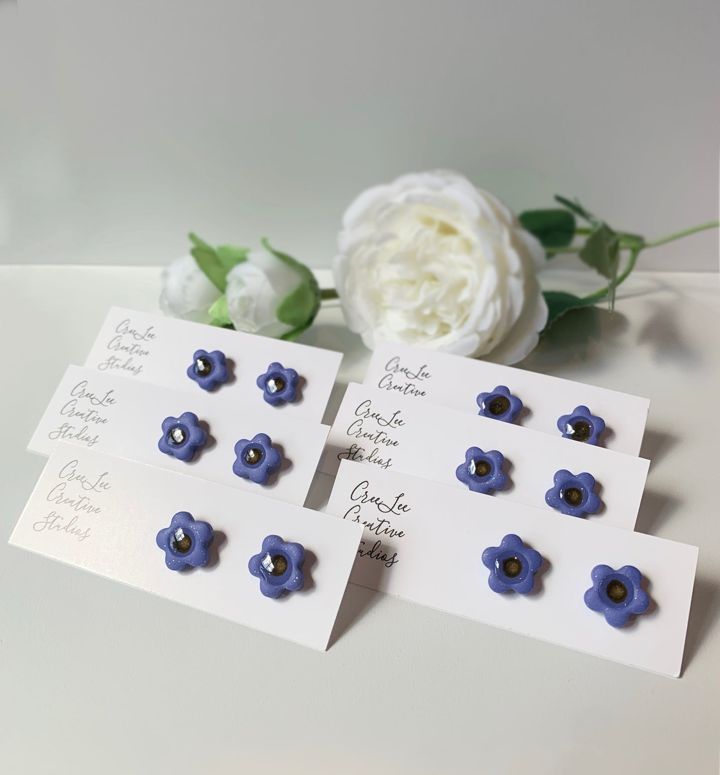 Flower - Blue Dot Flowers