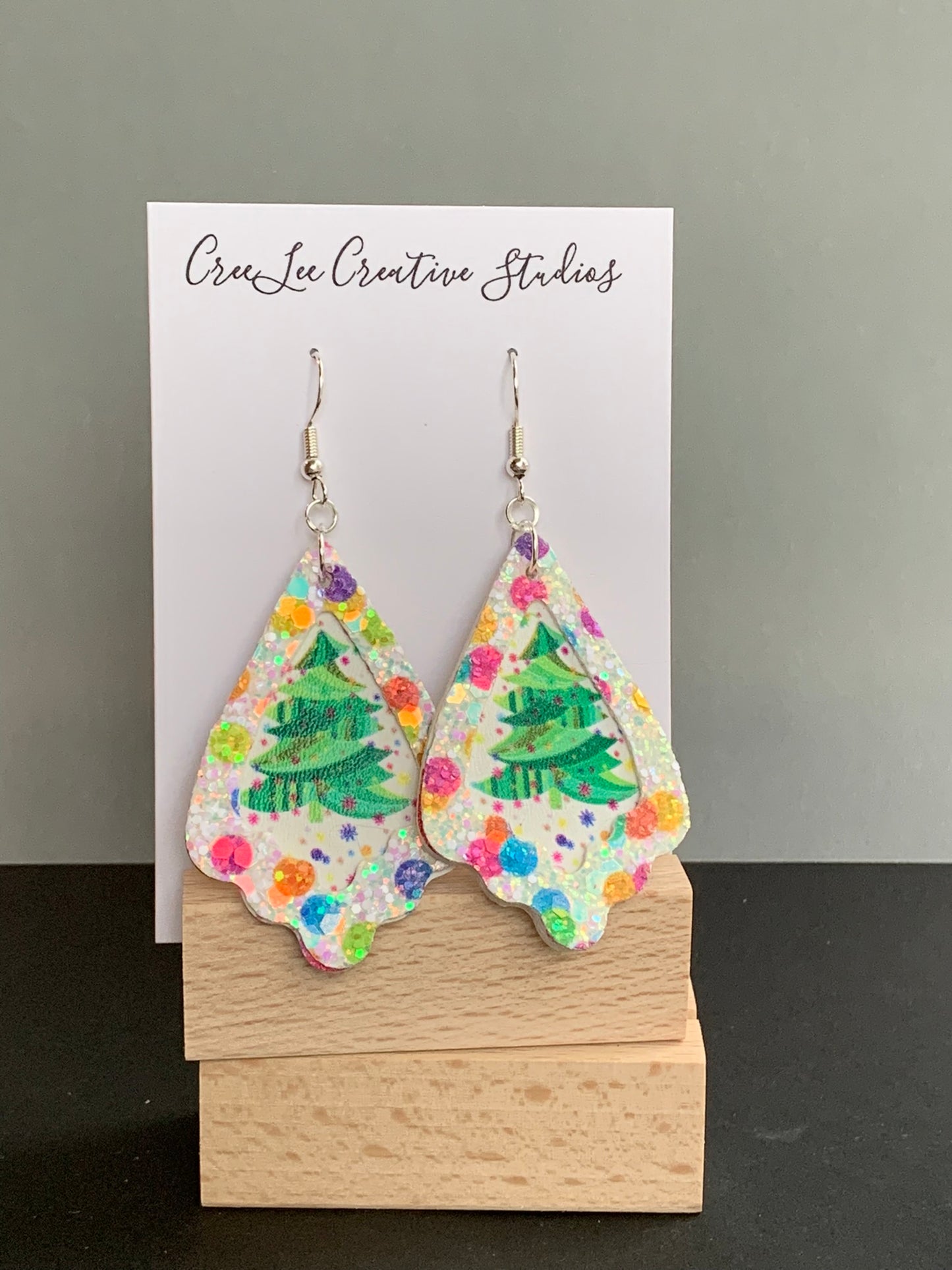 Winter - Celebration Christmas Trees - Faux Leather
