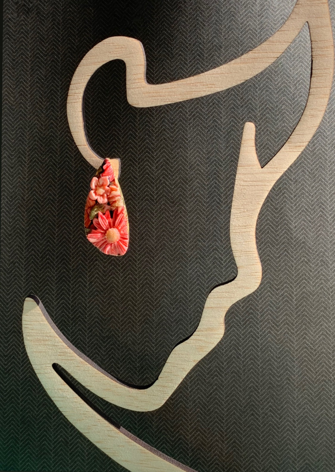 Flower - Vintage Peach Earring Collection
