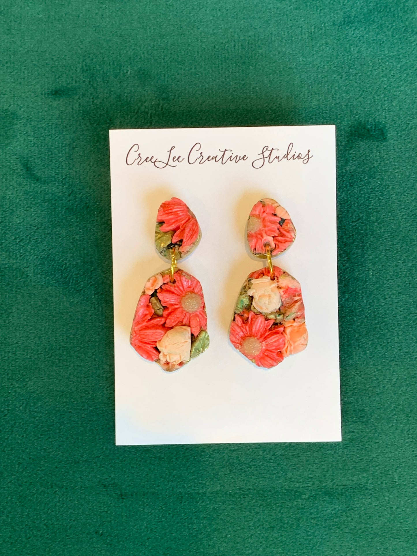Flower - Vintage Peach Earring Collection