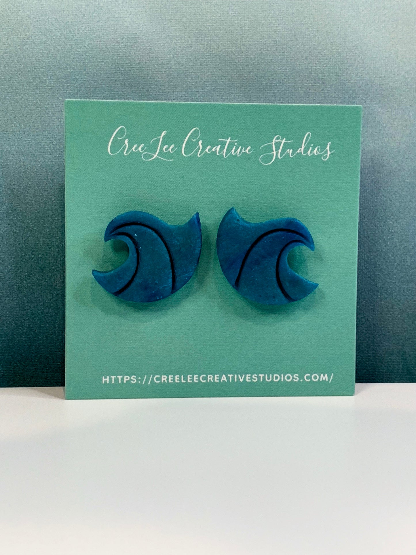 "New" Beachy Vibes - Wave Earrings