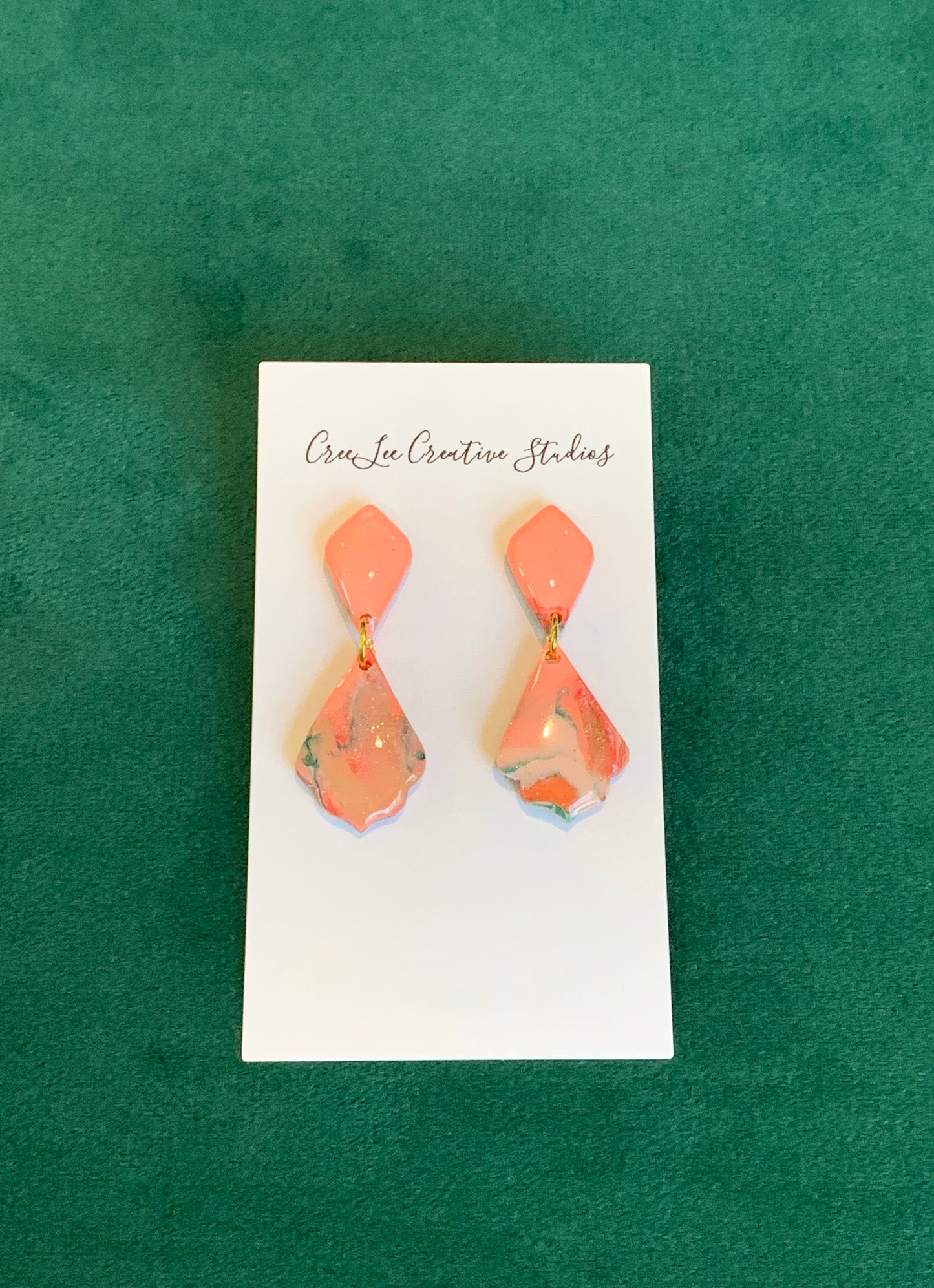 Flower - Vintage Peach Earring Collection