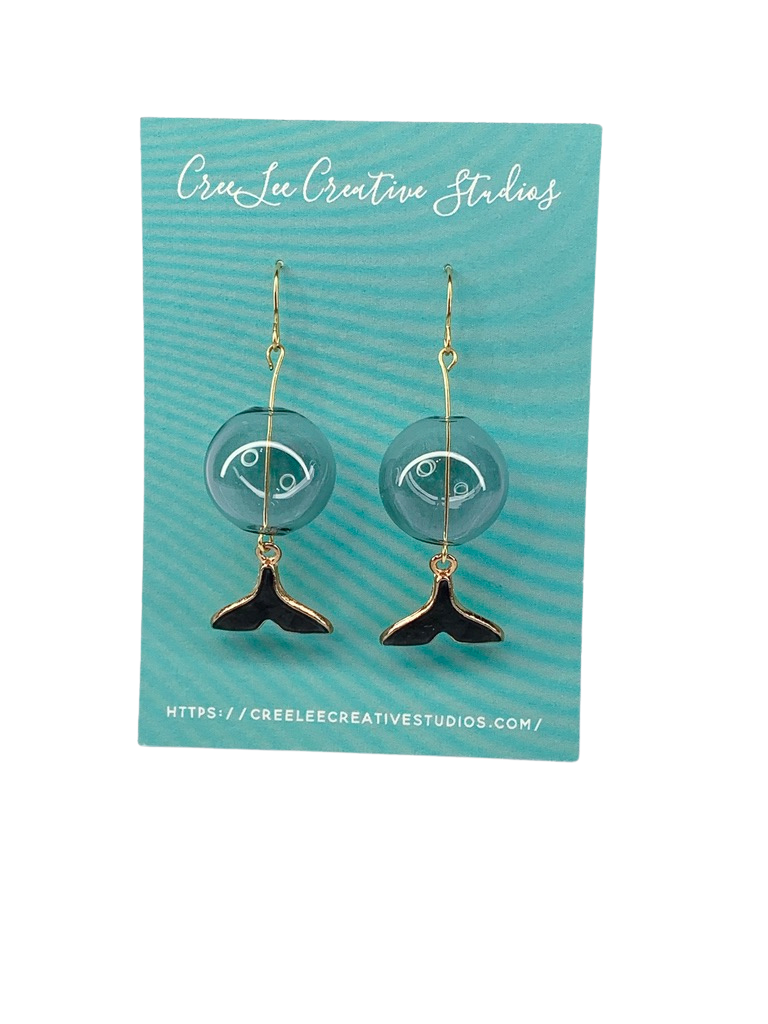 "New" Beachy Vibes - Mermaid / Whale Tail Dangle