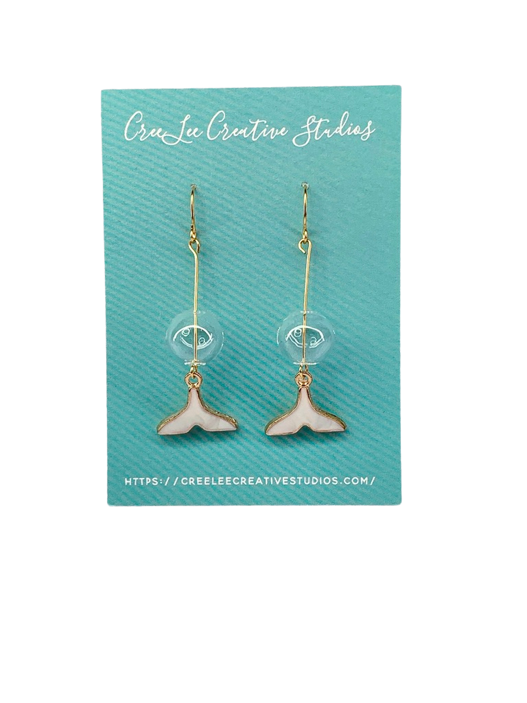"New" Beachy Vibes - Mermaid / Whale Tail Dangle