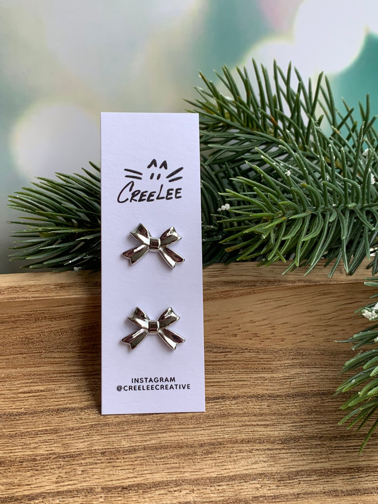 Bow Earrings - Studs