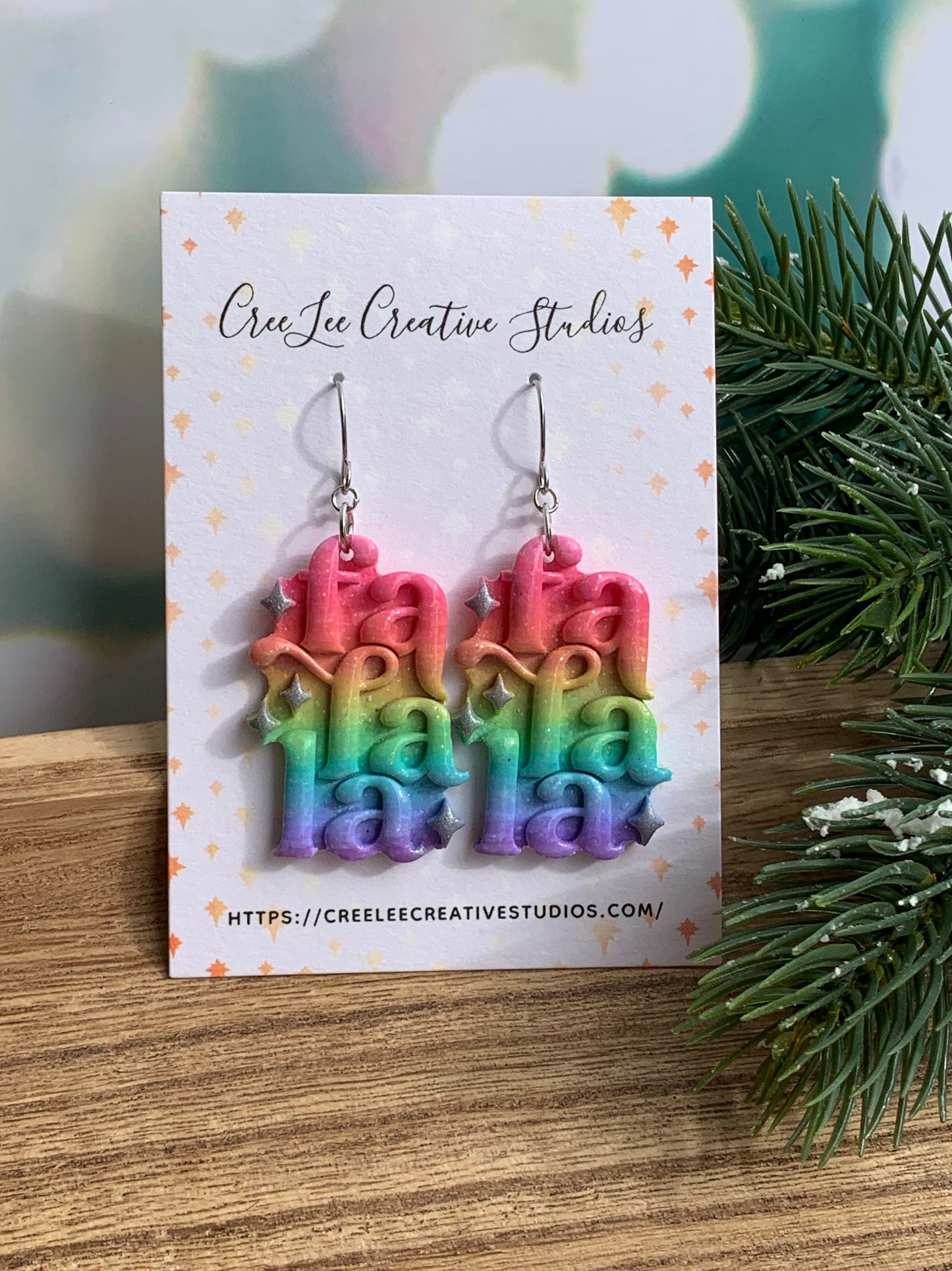 Winter - Rainbow FaLaLa Earings