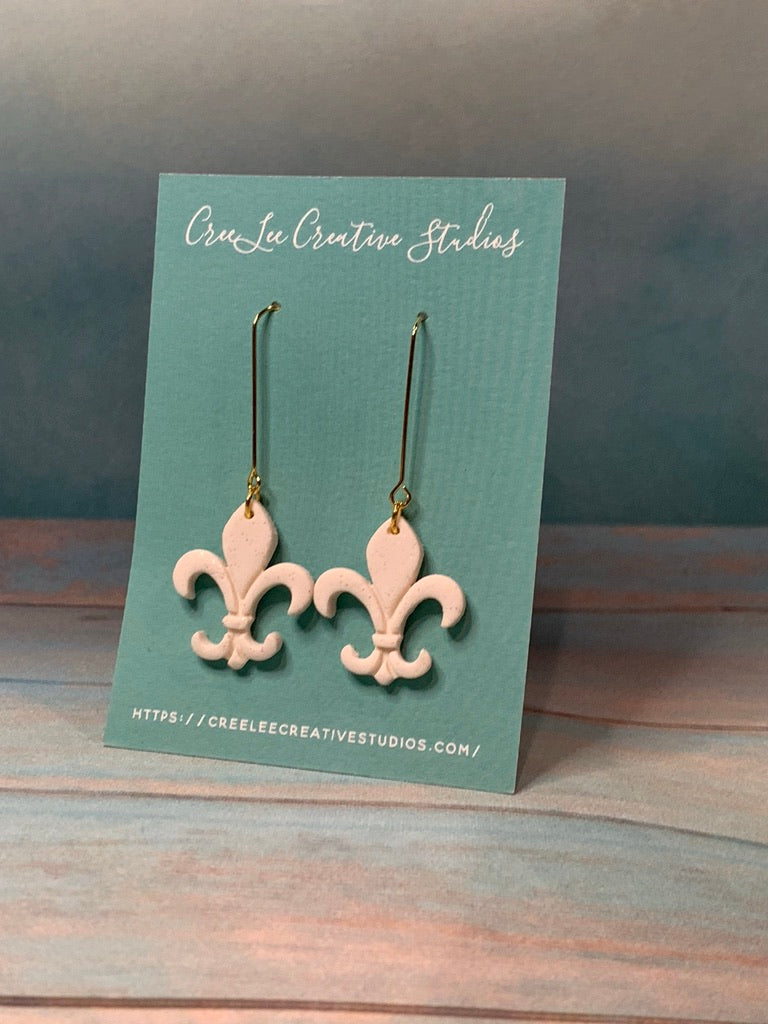 Fancy Everyday - Classic Fleur de Lis Earrings