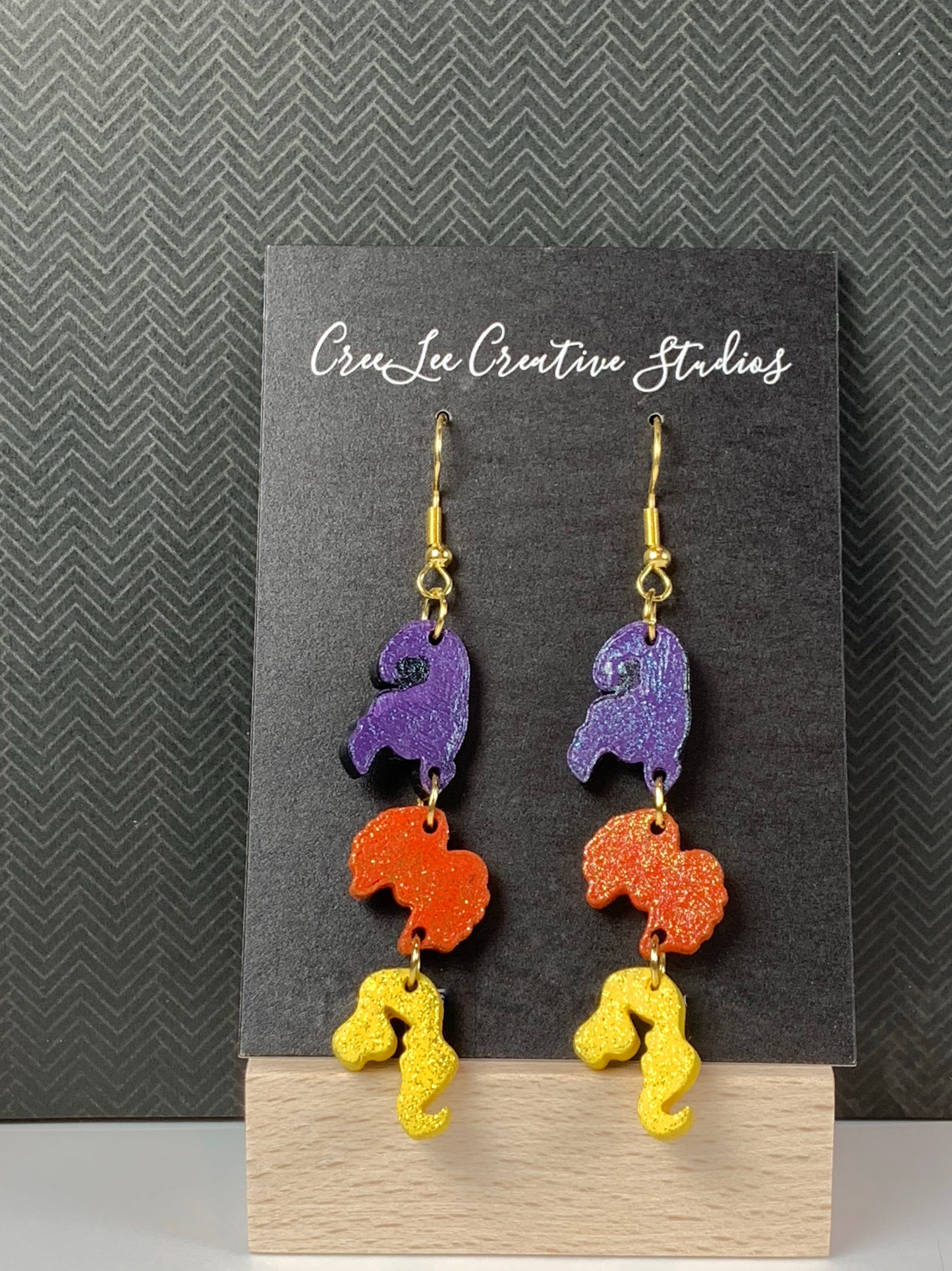 Spooky - Three Sister Witches Earrings