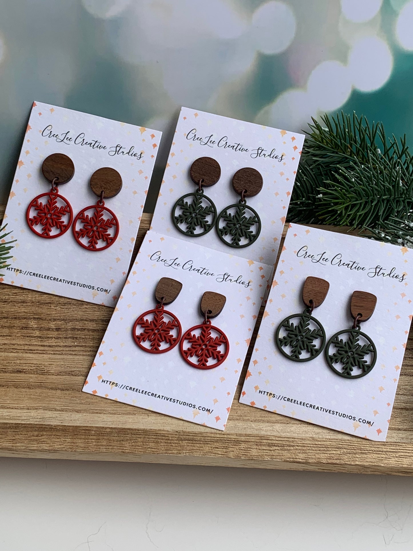 Winter - Woodsy Snowflakes