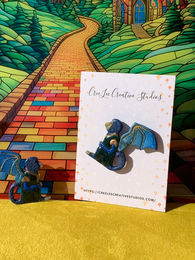 Wicked Flying Monkey Brooch Pin – Wicked-Inspired Handmade Jewelry