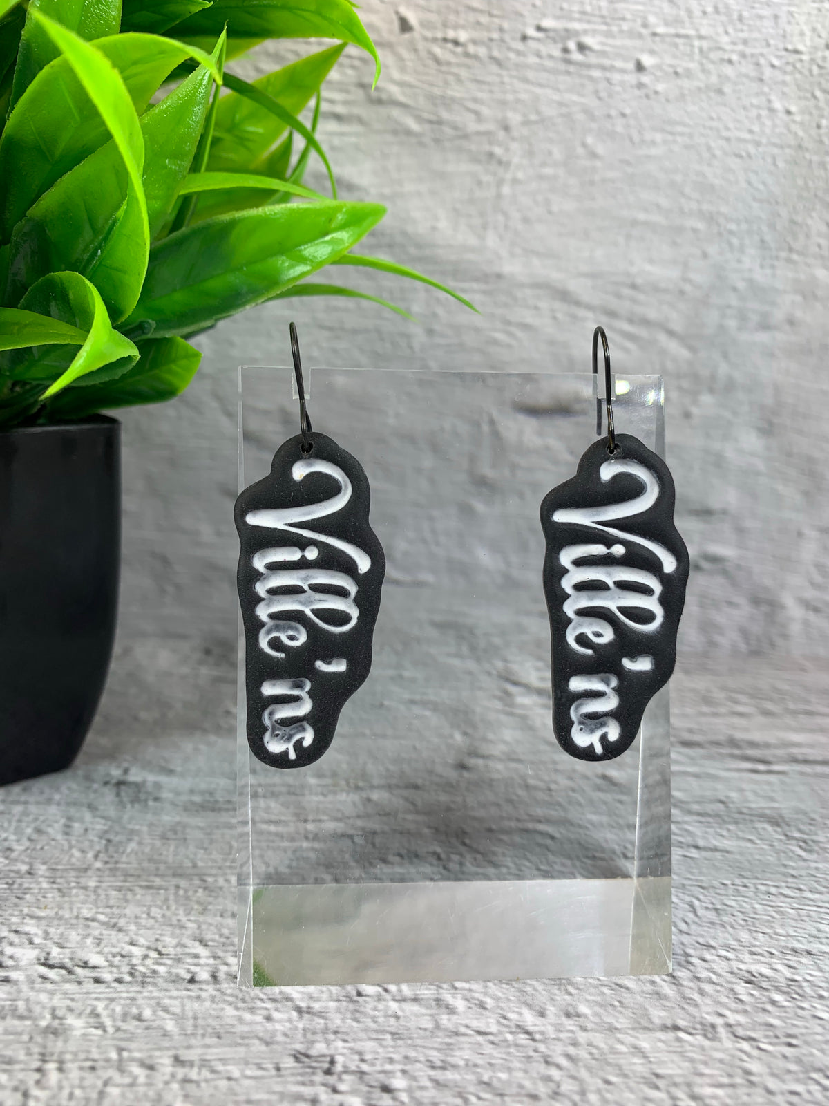 The Ville’ns — Louisville-Inspired Fan Polymer Clay Earrings