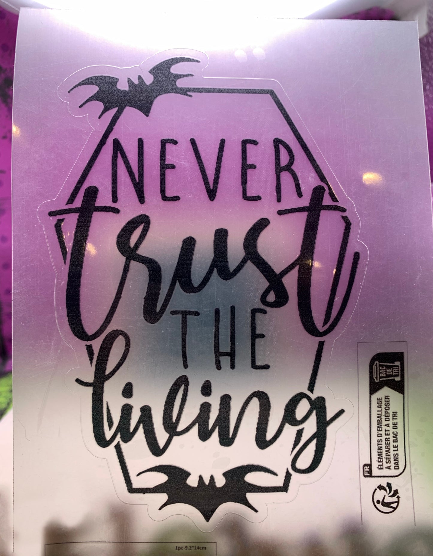 Beetlejuice - Strange & Unusual Sticker / Never Trust Sticker