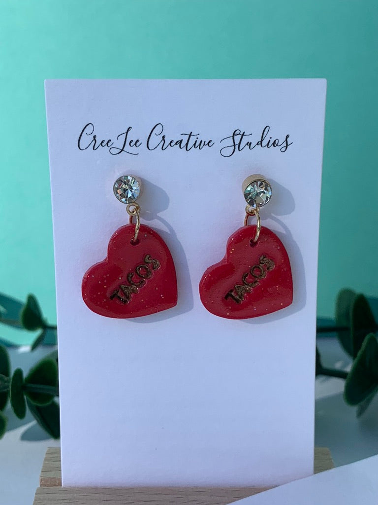 I heart Tacos Earrings