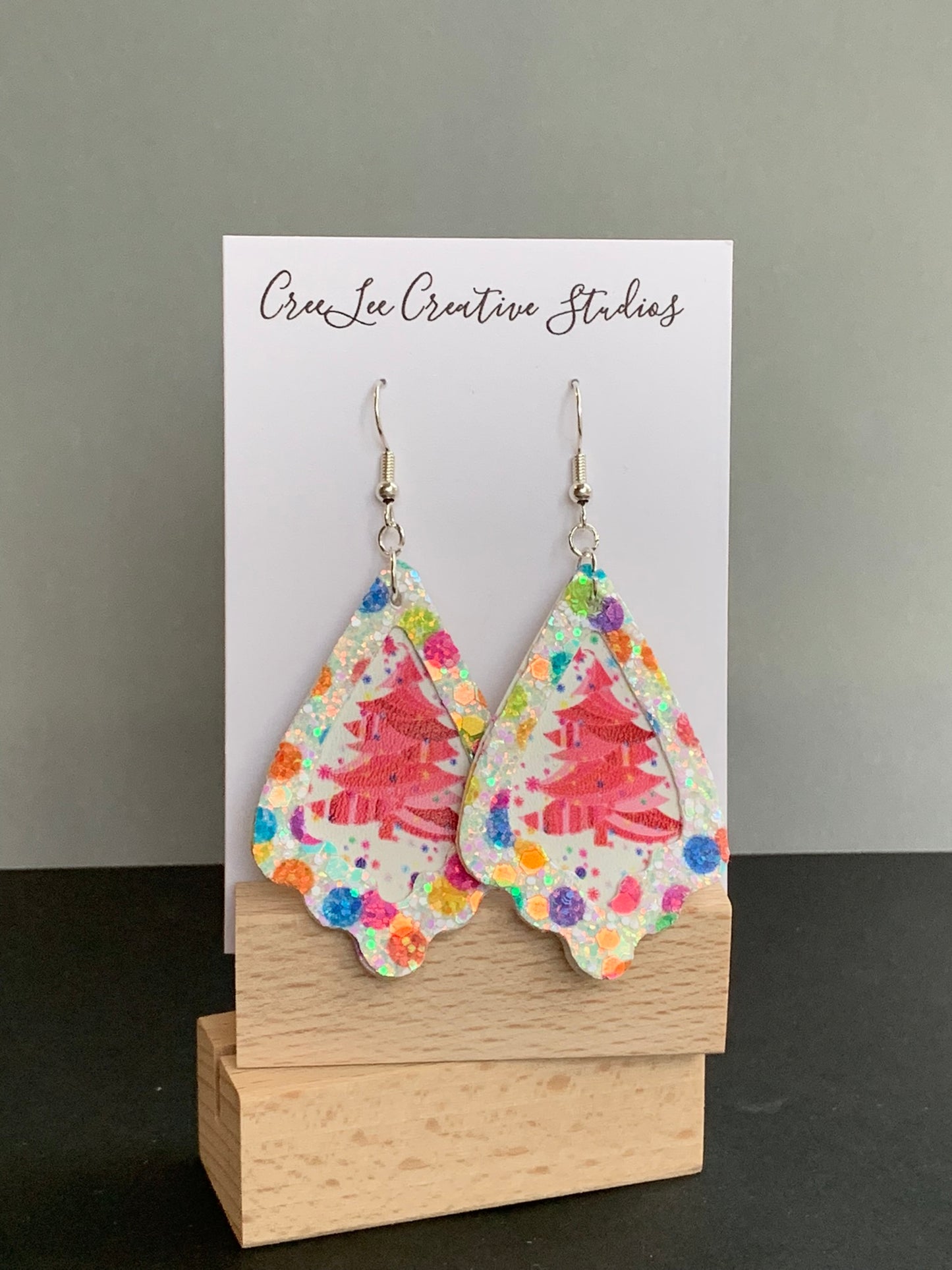 Winter - Celebration Christmas Trees - Faux Leather
