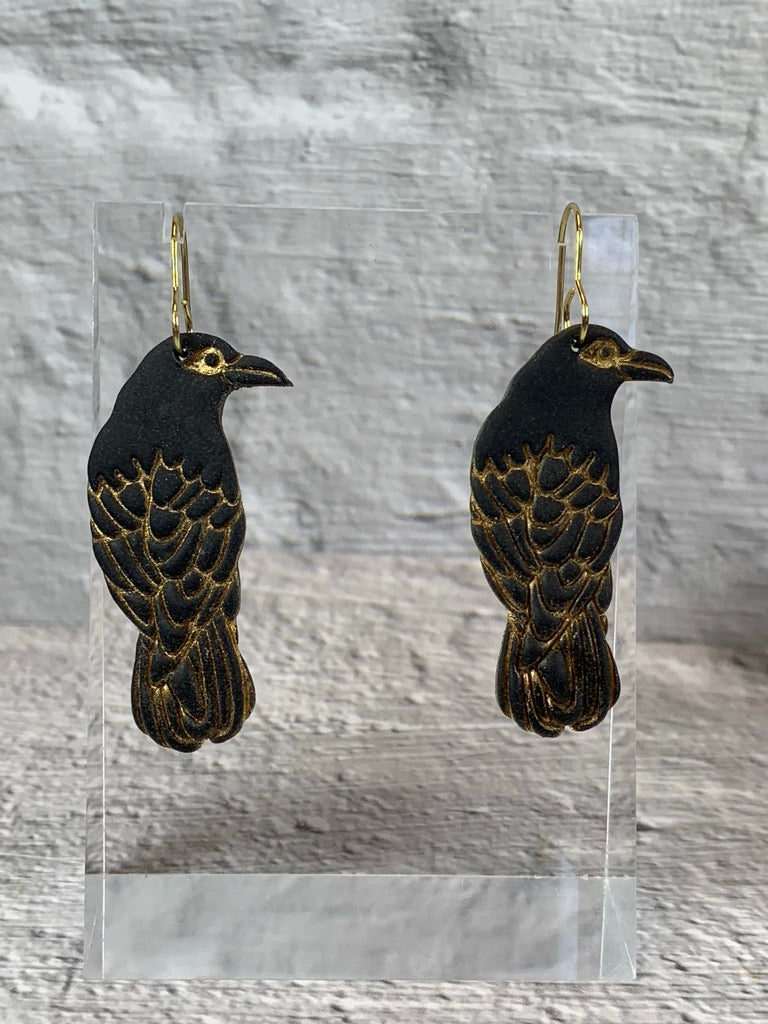 NEW * The Raven Familiar Earrings