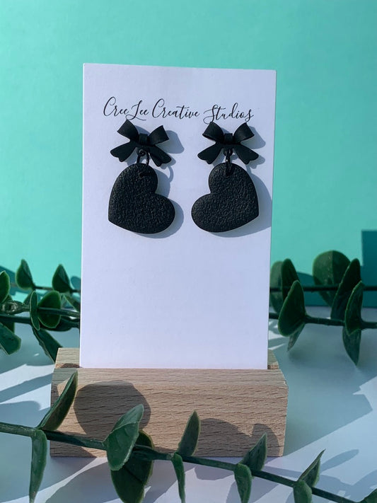 Love Black Heart Dangle with or without the F* You Option  ** Restocked