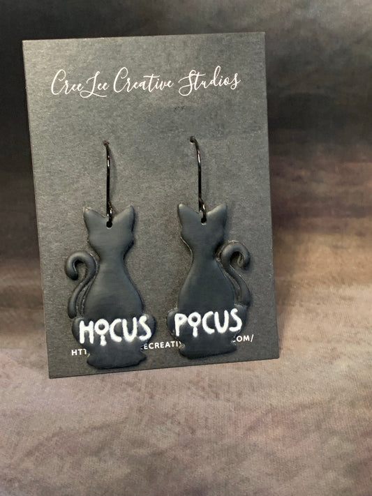 Spooky Cat - Hocus Pocus Cat Earrings