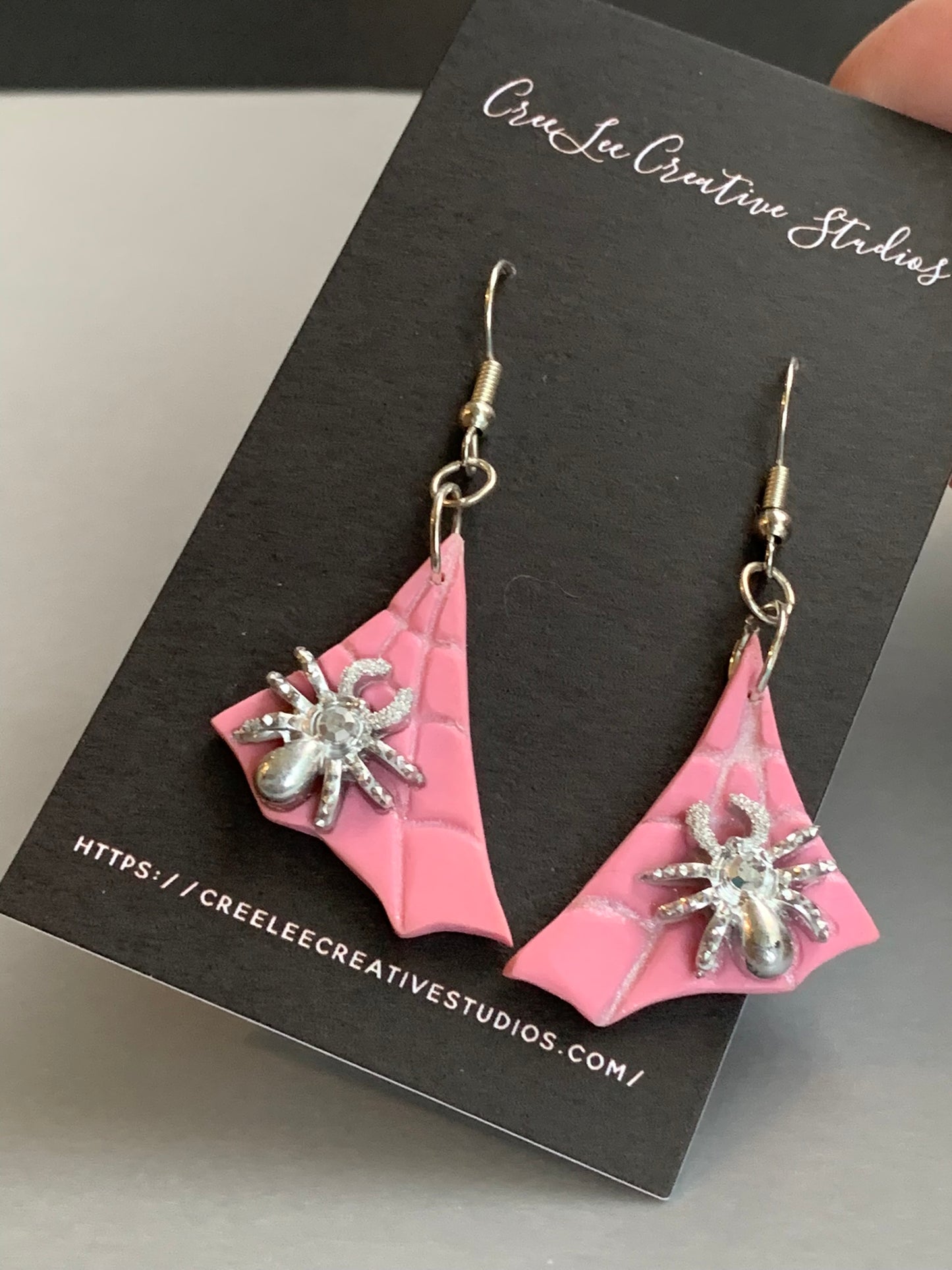 Spooky - Spiderweb Earrings