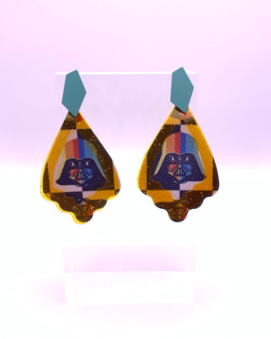 Rainbow Vader Earrings