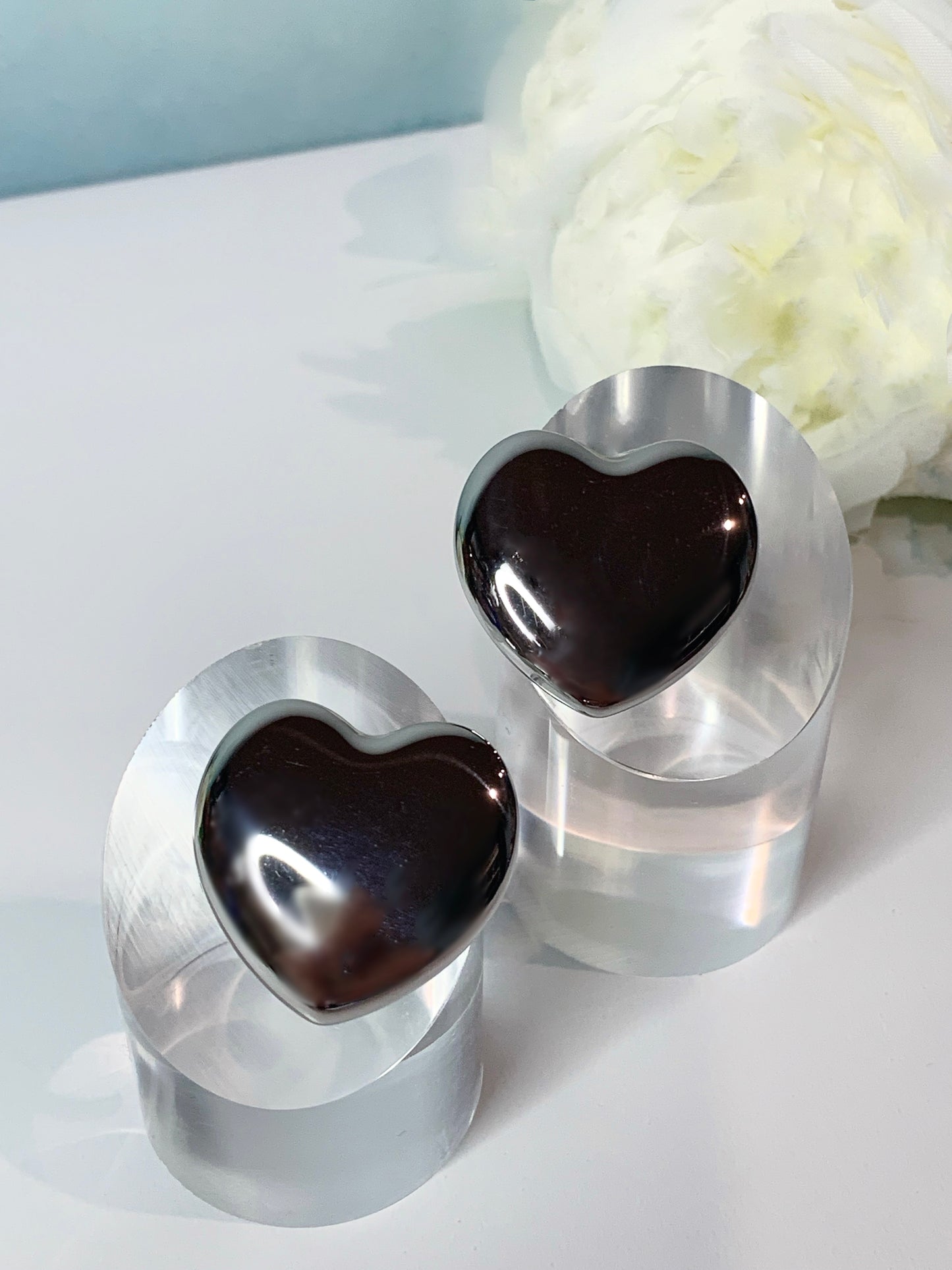 "New" Love - Chunky Heart Stud Earrings