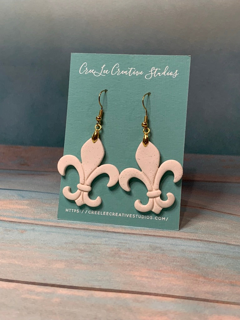 Fancy Everyday - Classic Fleur de Lis Earrings