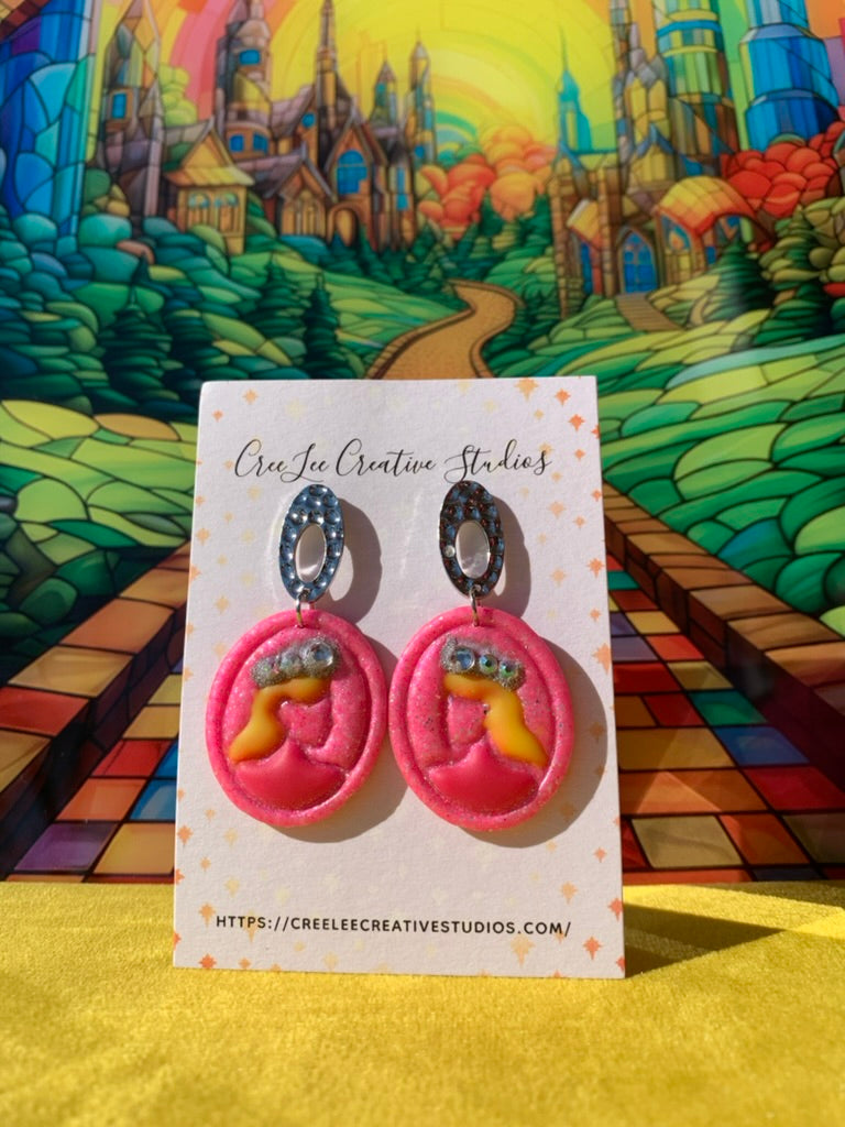 Wicked - Glinda Silhouette Earrings