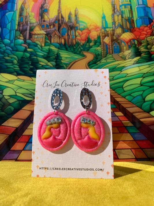 Wicked - Glinda Silhouette Earrings