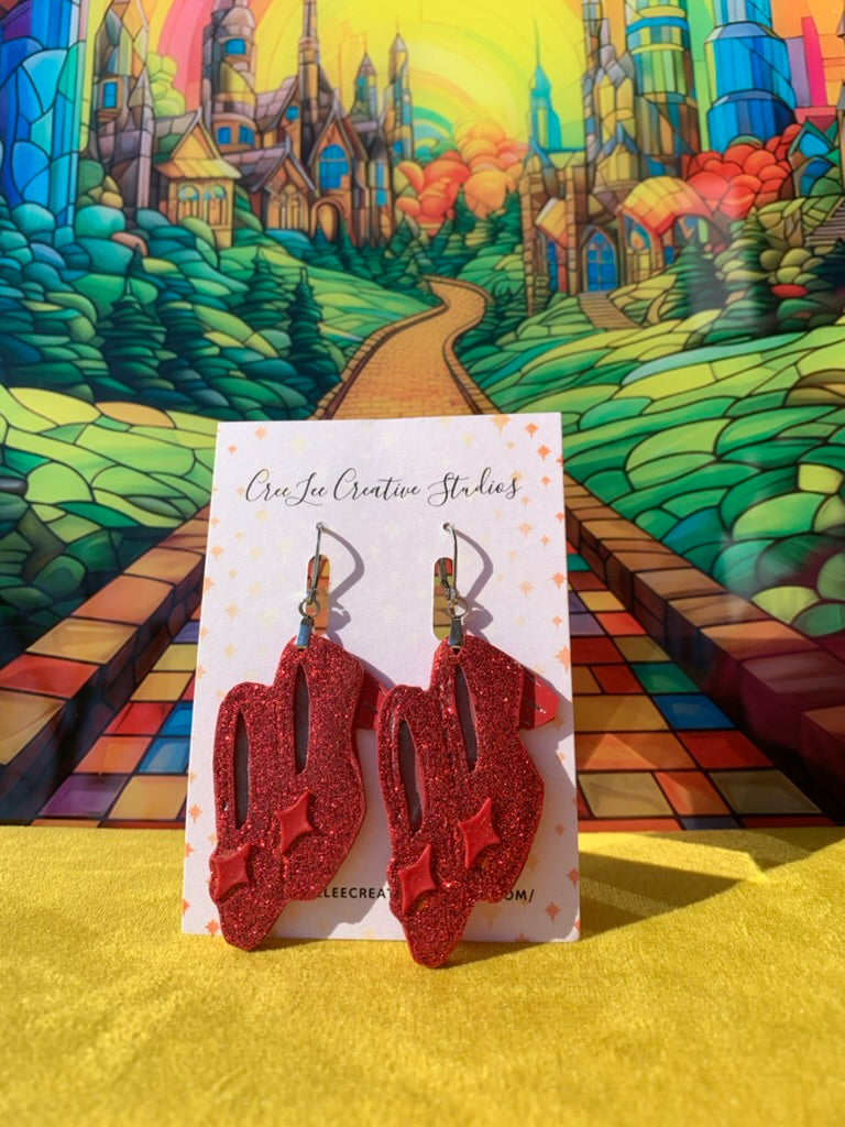 Wicked - Ruby Slipper Earrings