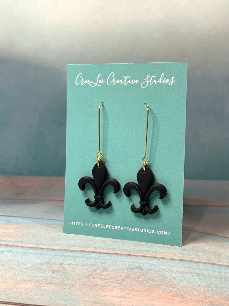 Fancy Everyday - Classic Fleur de Lis Earrings