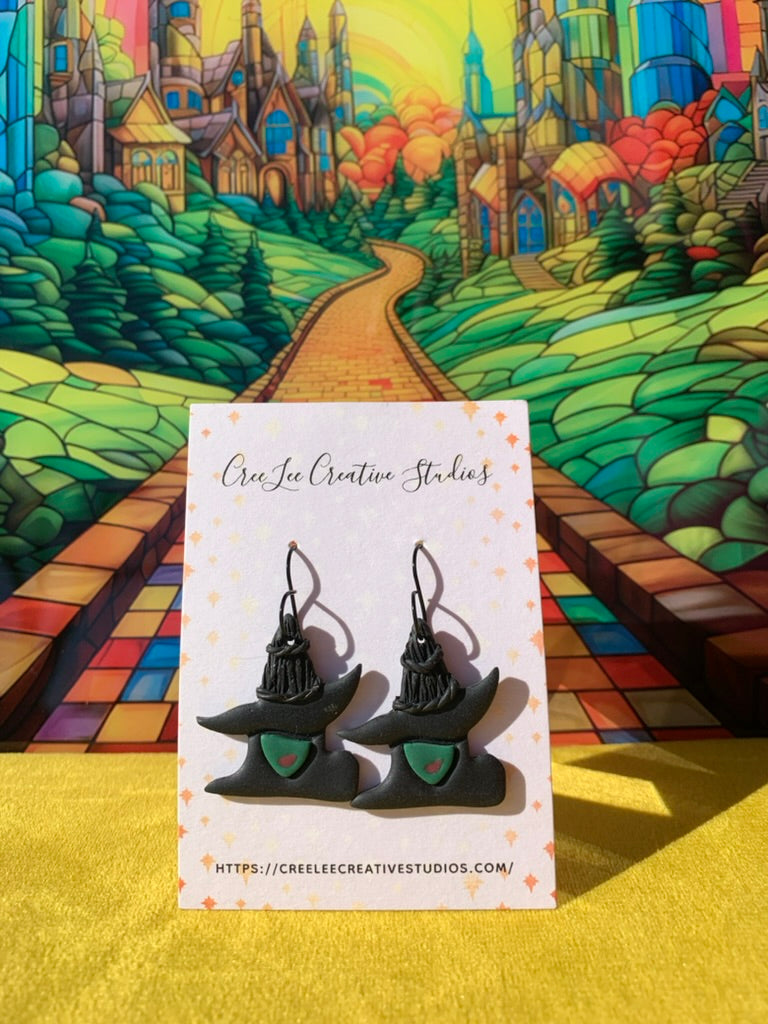 Wicked - Elphie's Musical Face Earrings