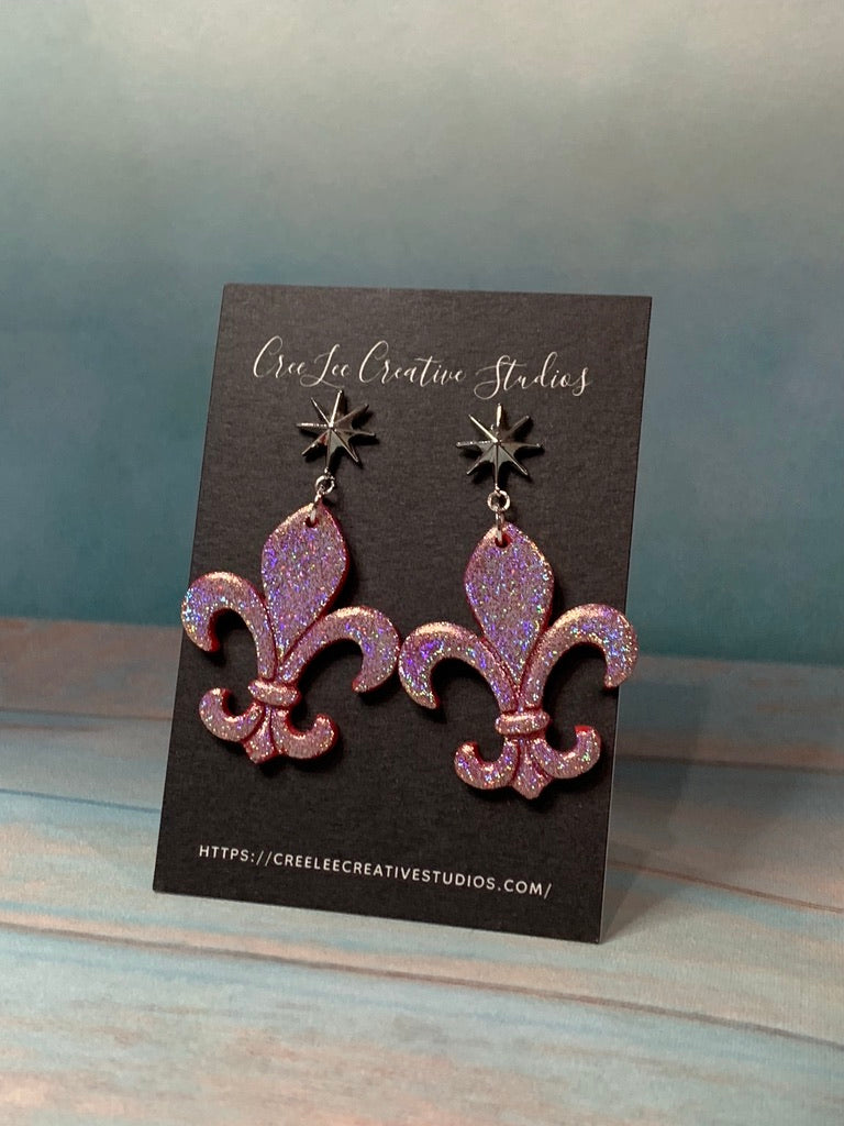 Fancy Everyday - Classic Fleur de Lis Earrings