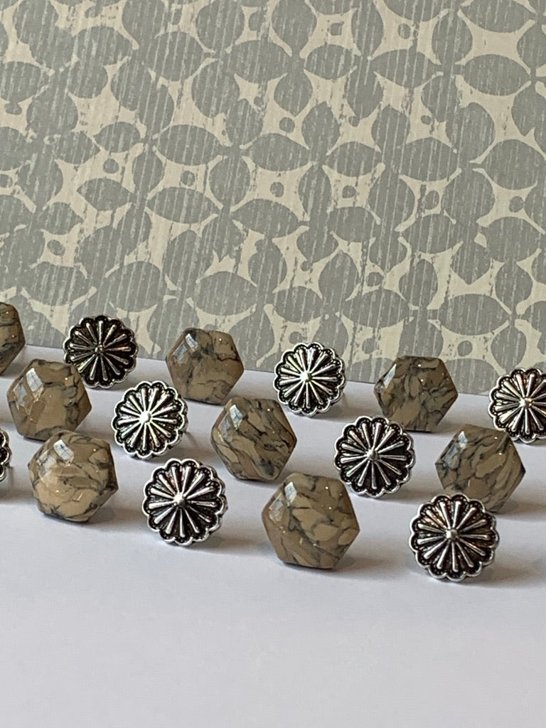 BOHO Camo Hex Stud Set