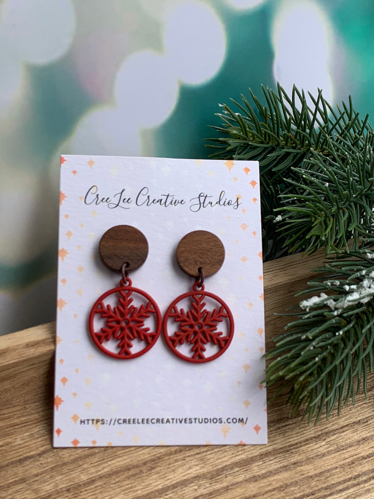 Winter - Woodsy Snowflakes