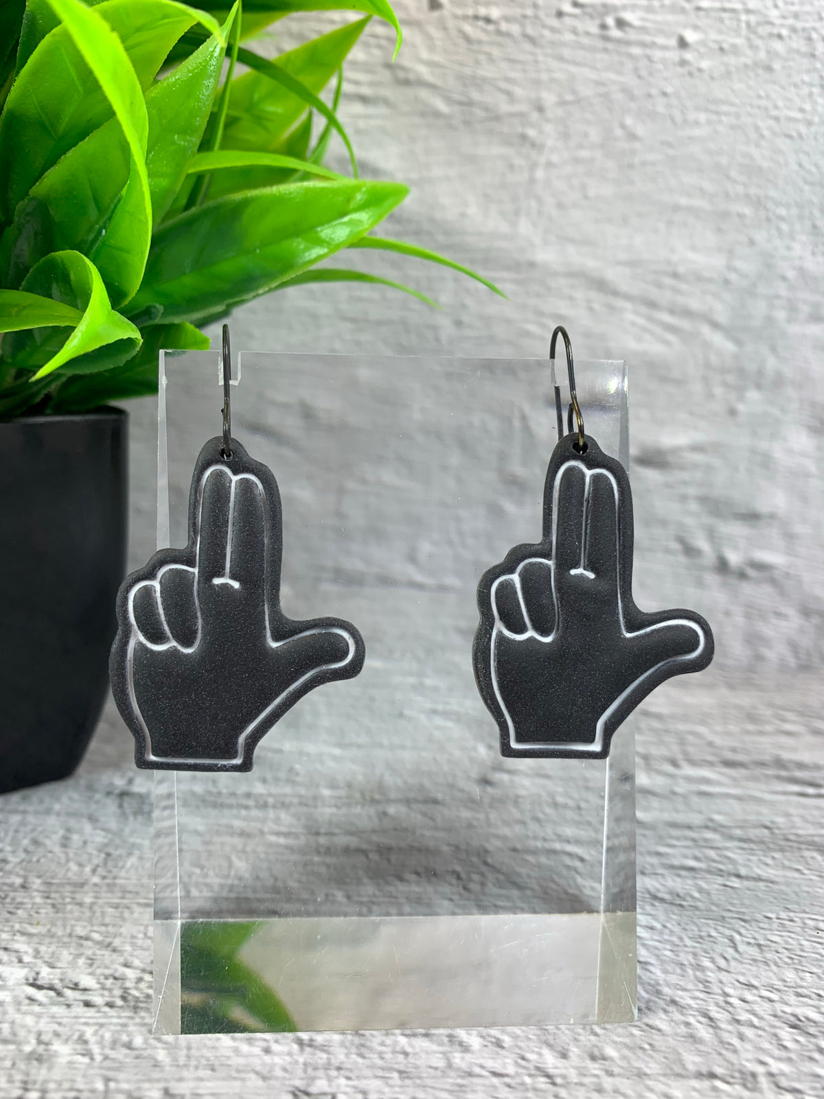 L’s Up, Louisville — Louisville-Inspired Hand Gesture Polymer Clay Earrings