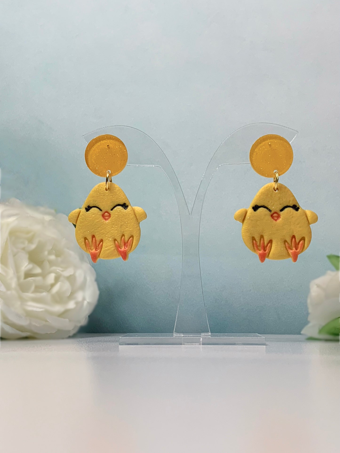 "New" Yellow Chick Earrings