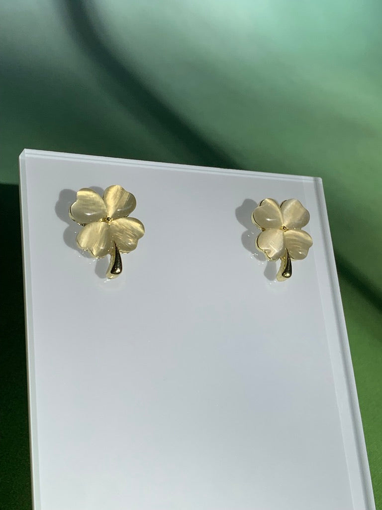 Celtic - 4 Leaf Clover Studs