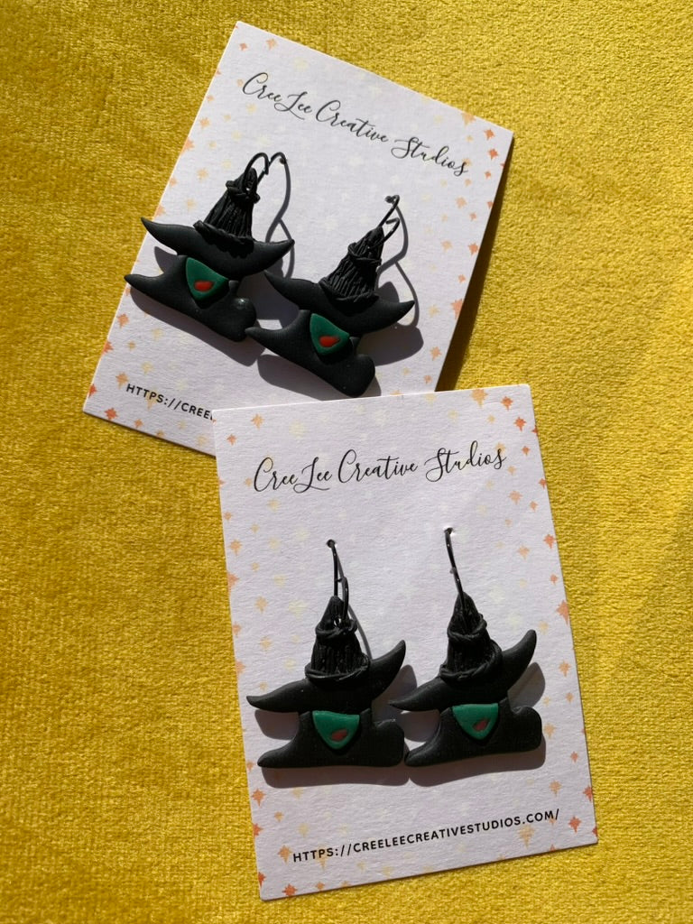 Wicked - Elphie's Musical Face Earrings