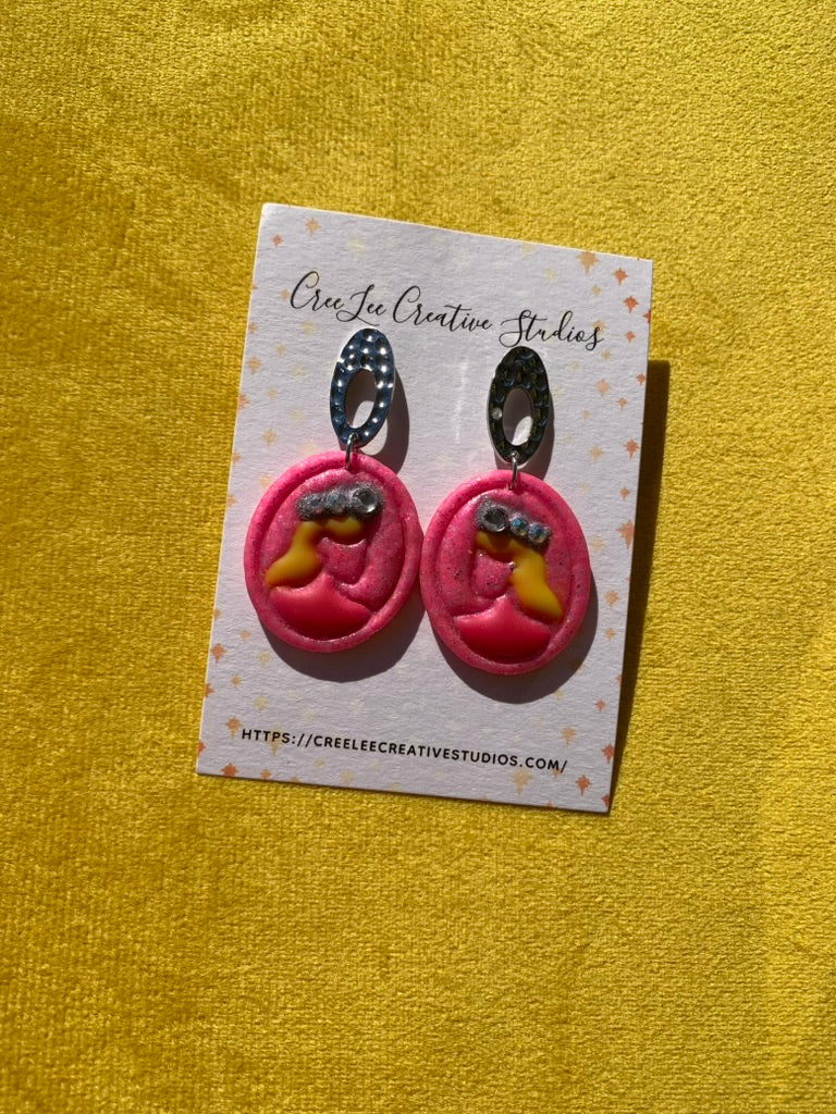 Wicked - Glinda Silhouette Earrings