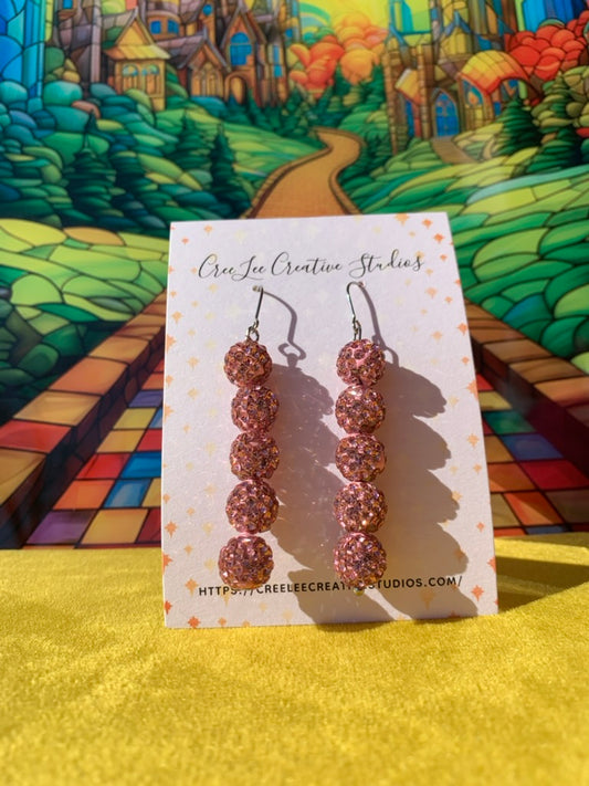 Wicked - Glitter Ball Earrings