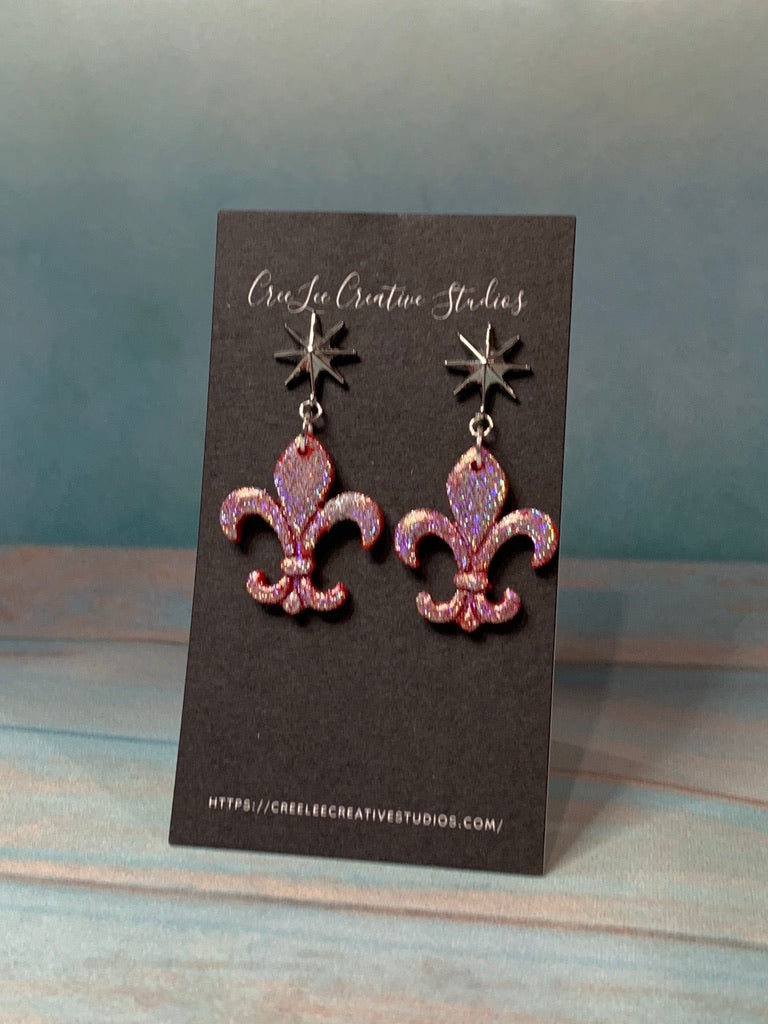 Fancy Everyday - Classic Fleur de Lis Earrings