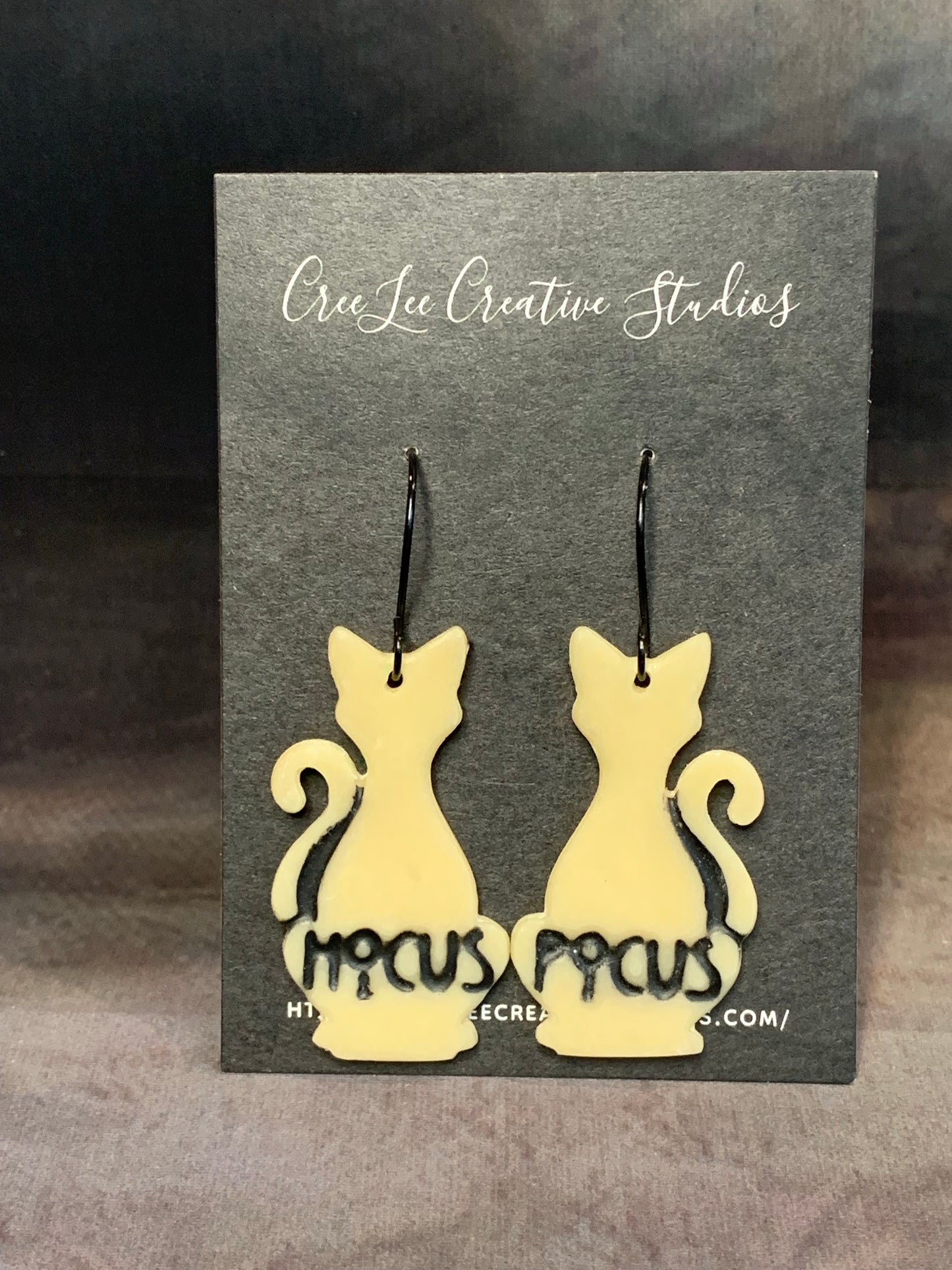 Spooky Cat - Hocus Pocus Cat Earrings