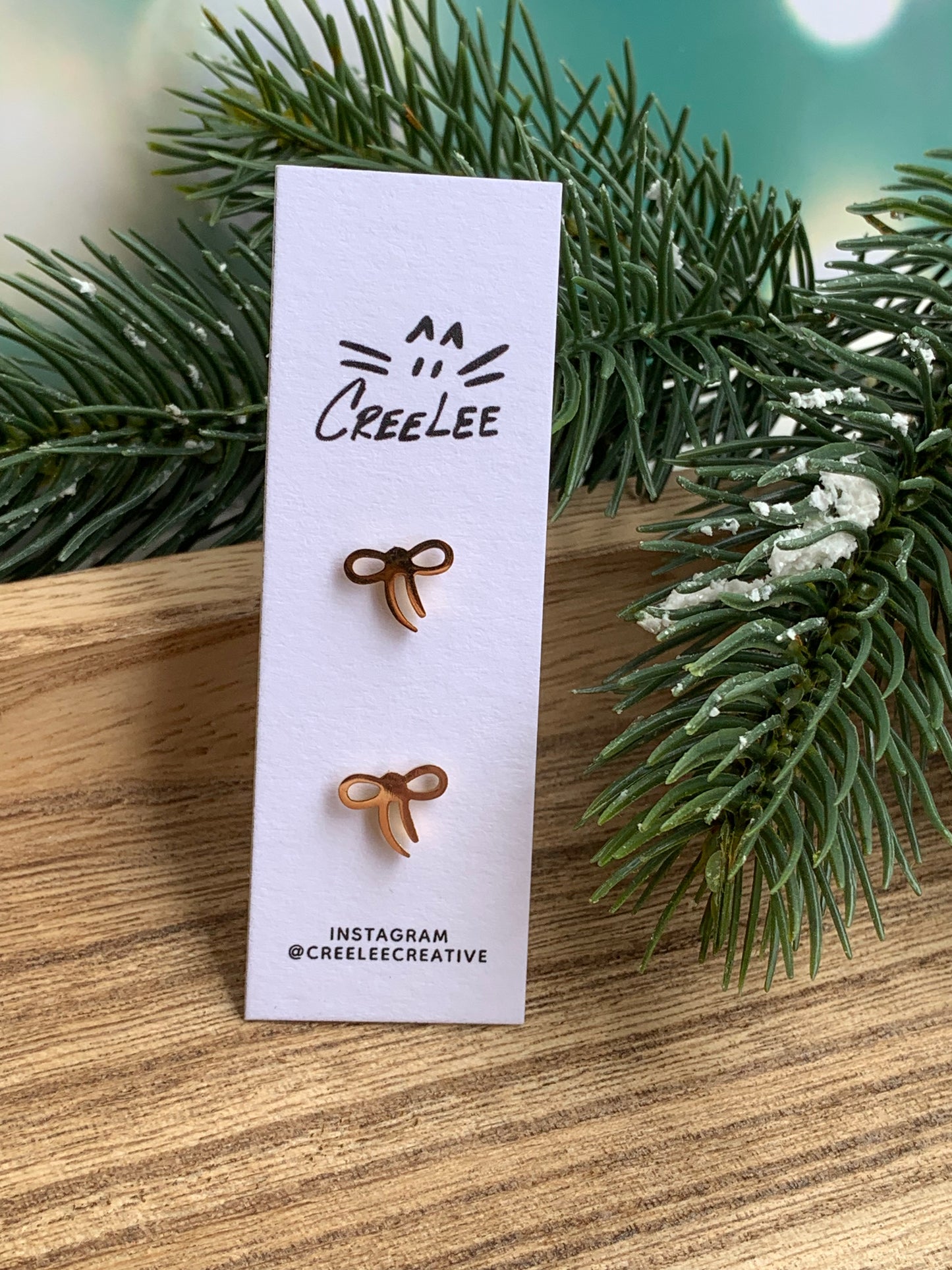 Bow Earrings - Studs