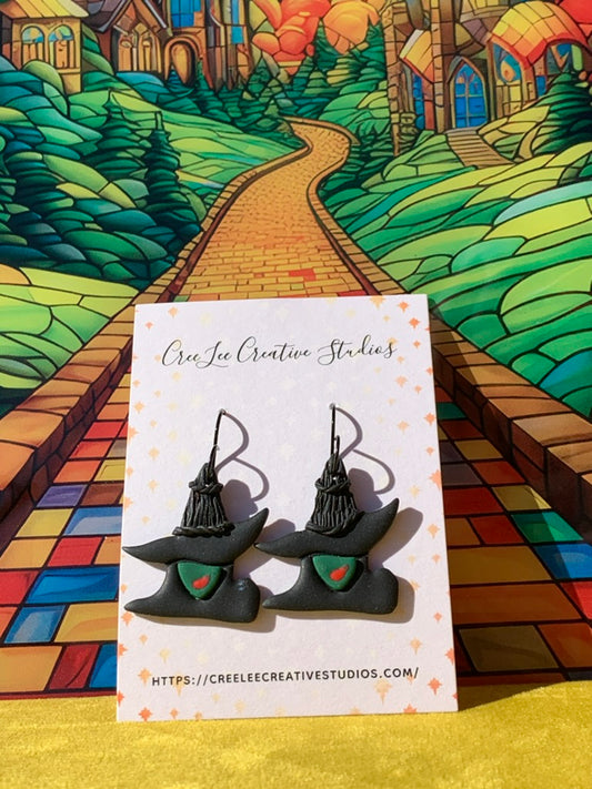 Wicked - Elphie's Musical Face Earrings