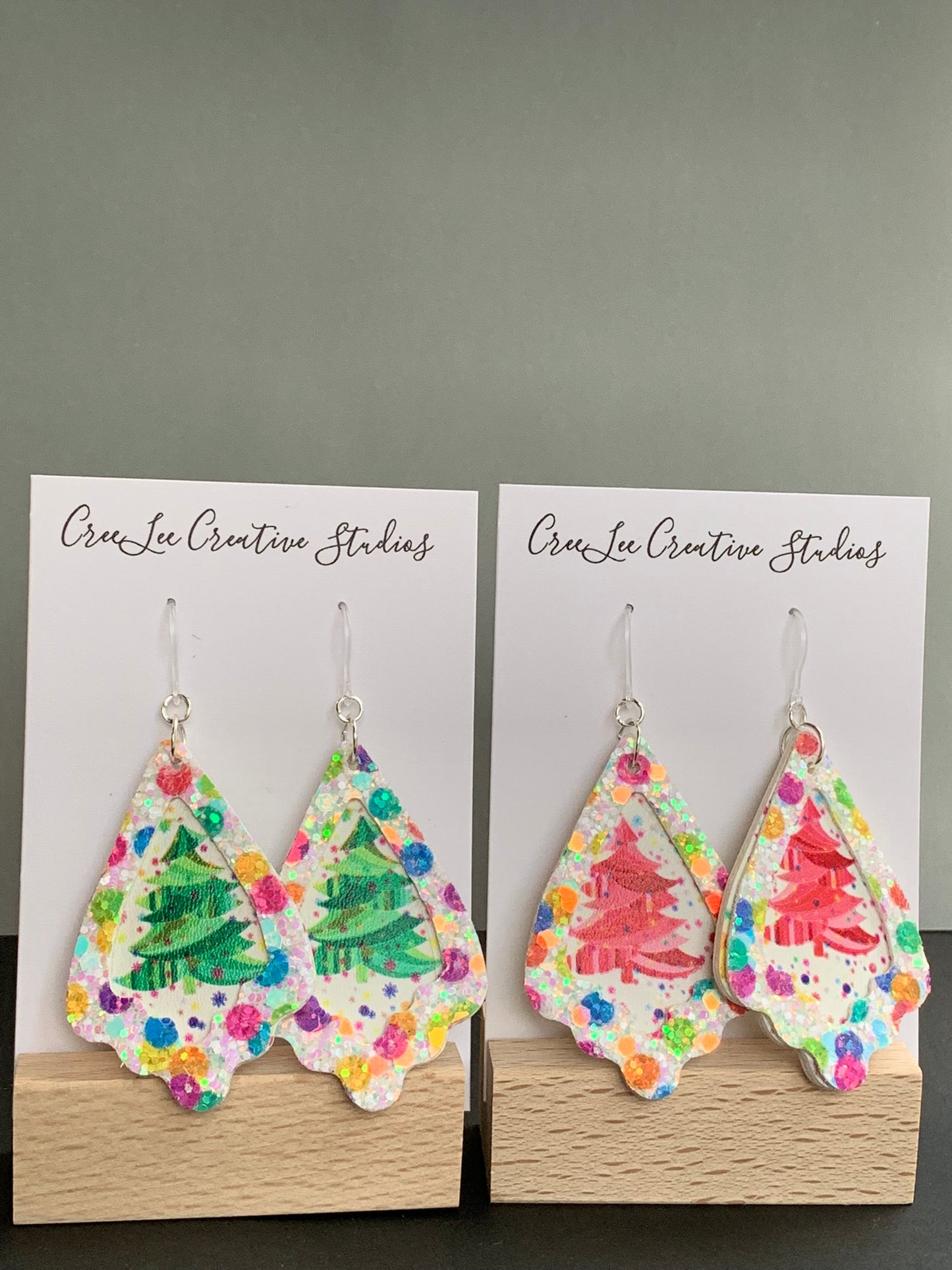 Winter - Celebration Christmas Trees - Faux Leather