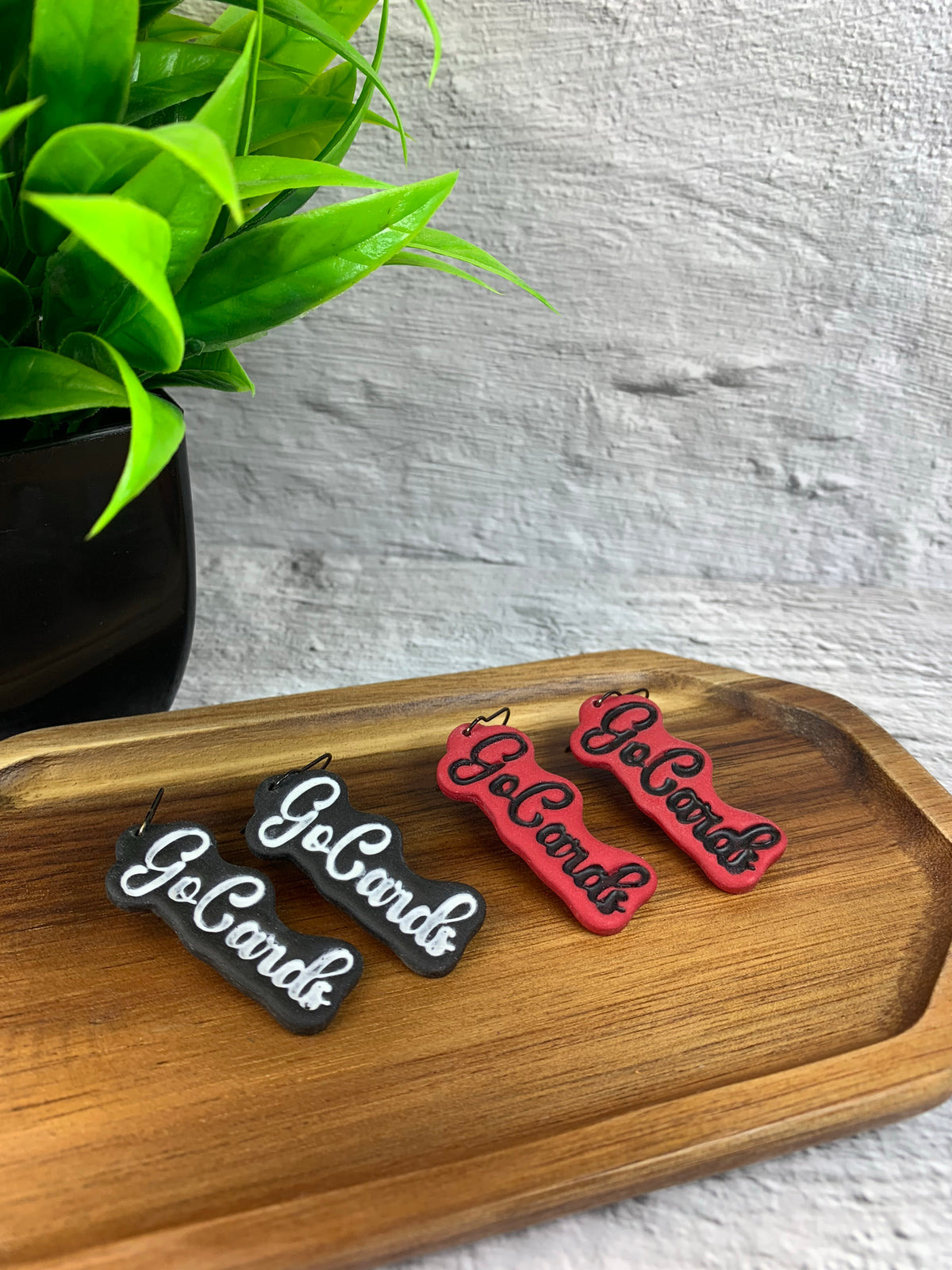 Go Cards Earrings | UofL Inspired