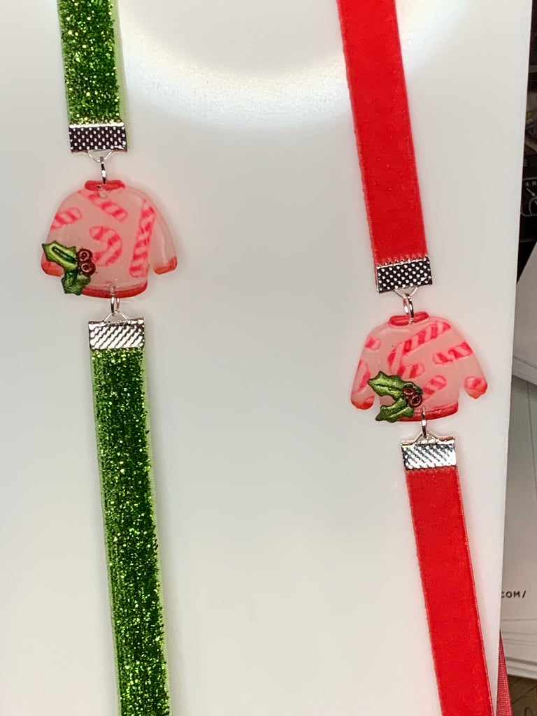 Bookmark - Candy Cane Sweater